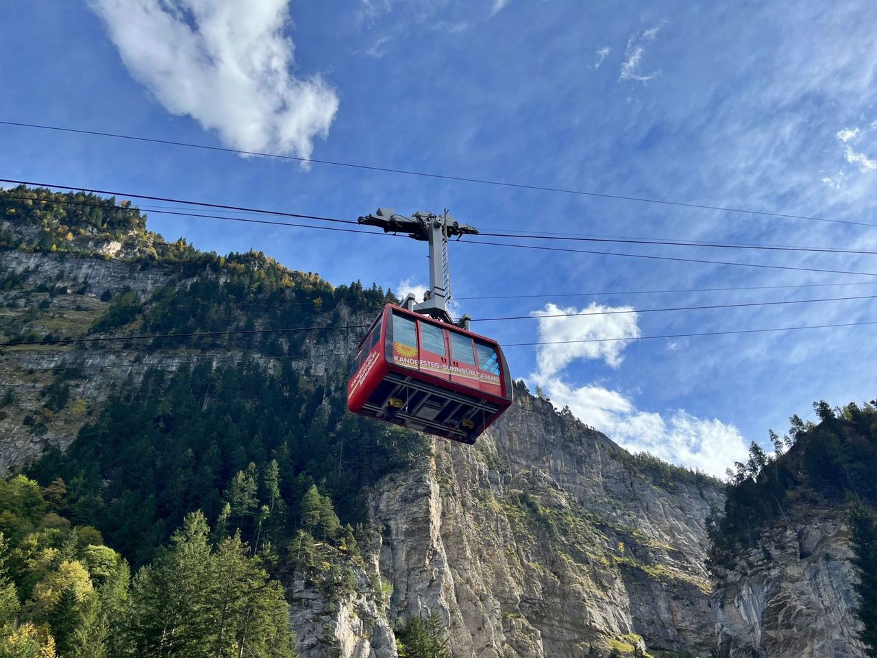 Ticket Sunnbüel cable car from Kandersteg