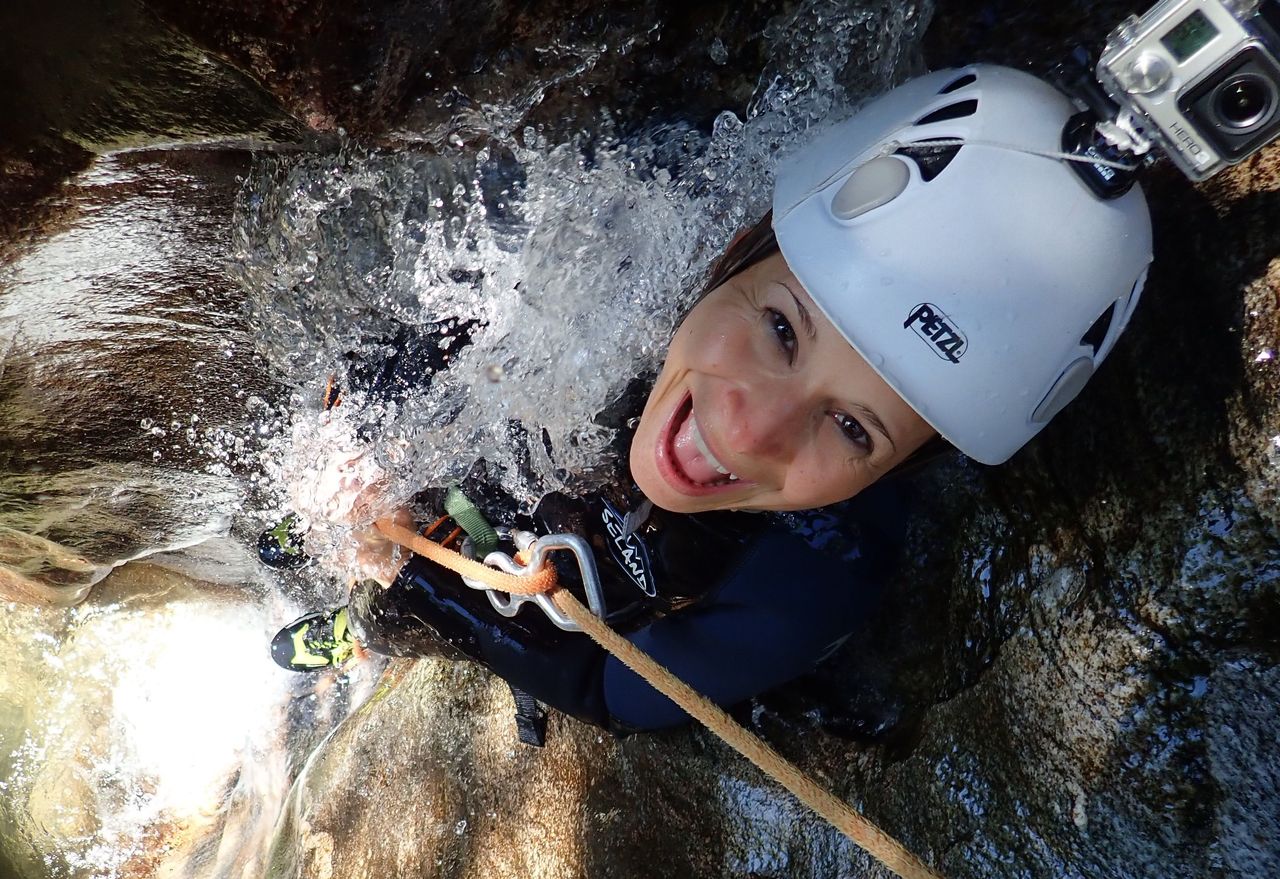 Verzasca Valley Canyoning Corippo Gorge 4 hours for beginners