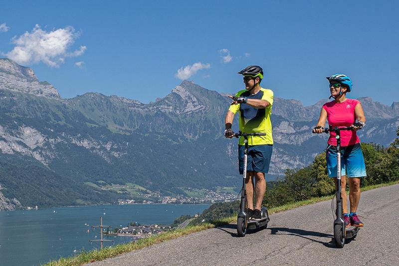 E-Scooter Picknick Tour Walensee selbstgeführt