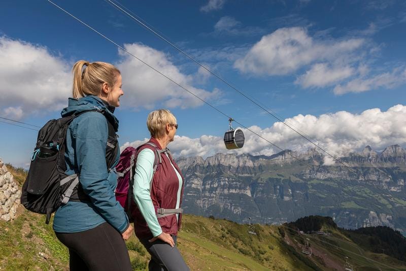 Kulinarische Wanderung “Höhen-Route Flumserberg” mit Rodelbahn oder Sesselbahn Chrüz