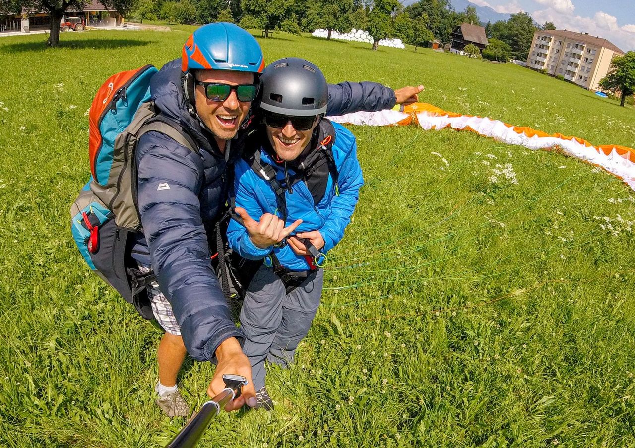 Brunni Engelberg Gleitschirmfliegen Tandem