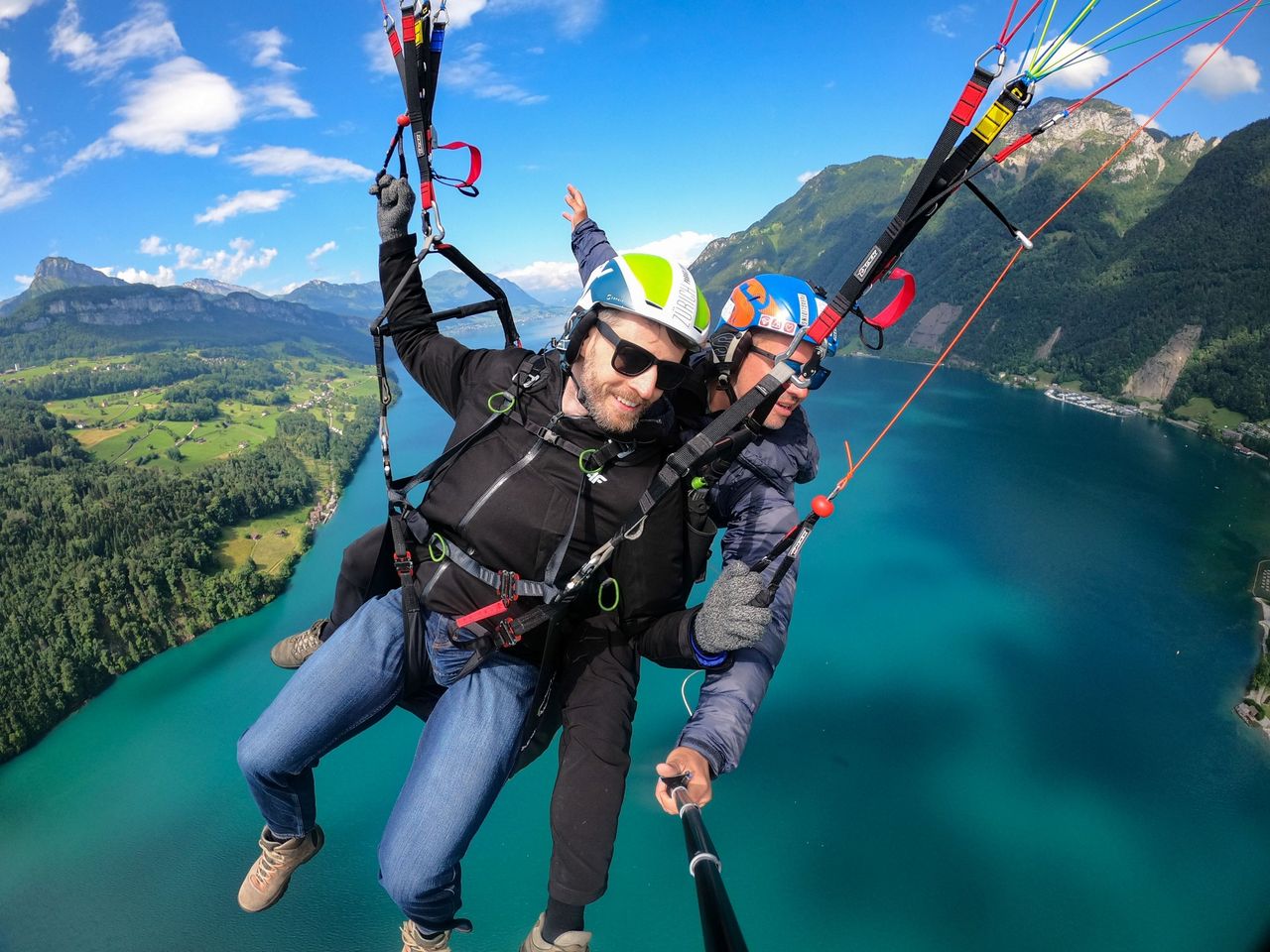 Urmiberg Gleitschirmfliegen Vierwaldstättersee Region