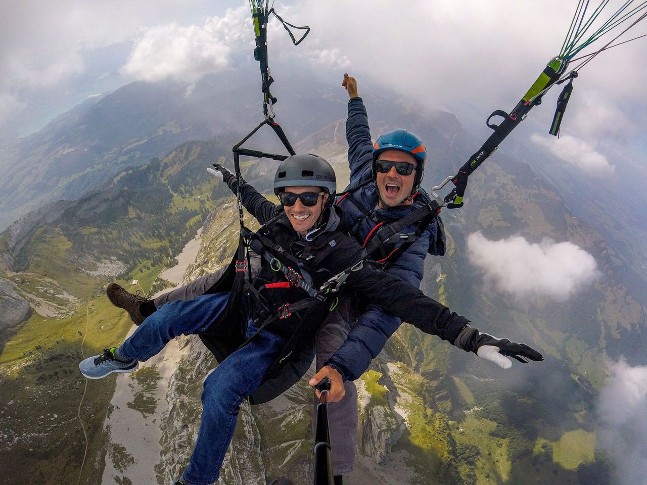 Urmiberg Gleitschirmfliegen Vierwaldstättersee Region
