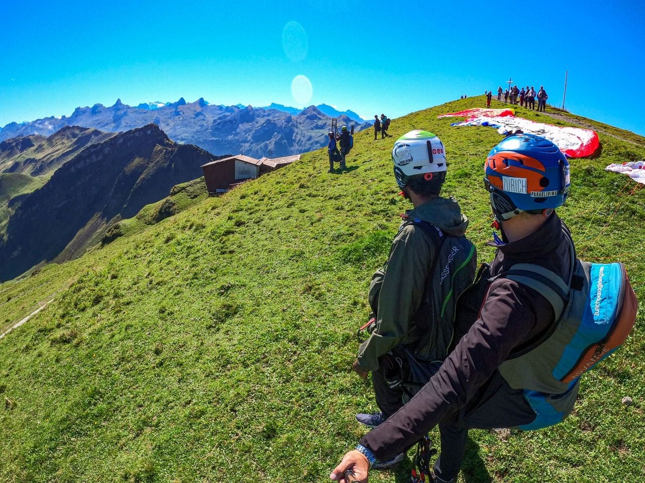 Fronalpstock Gleitschirmfliegen Tandem