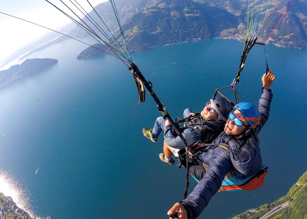 Urmiberg Gleitschirmfliegen Vierwaldstättersee Region