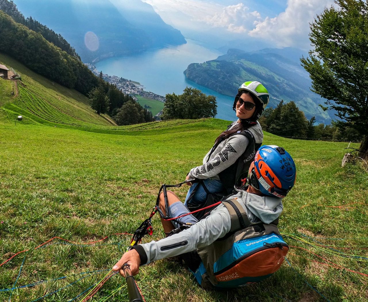 Urmiberg Gleitschirmfliegen Vierwaldstättersee Region