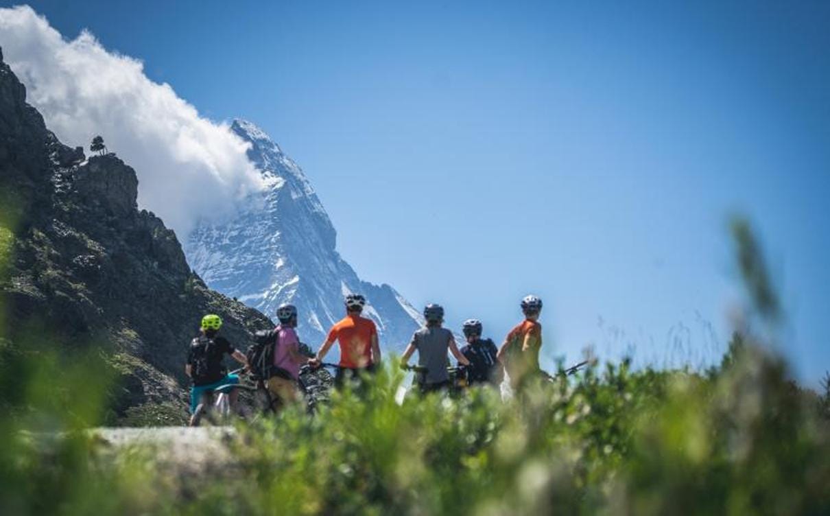 Mountainbike Lake View Tour privat ab Zermatt