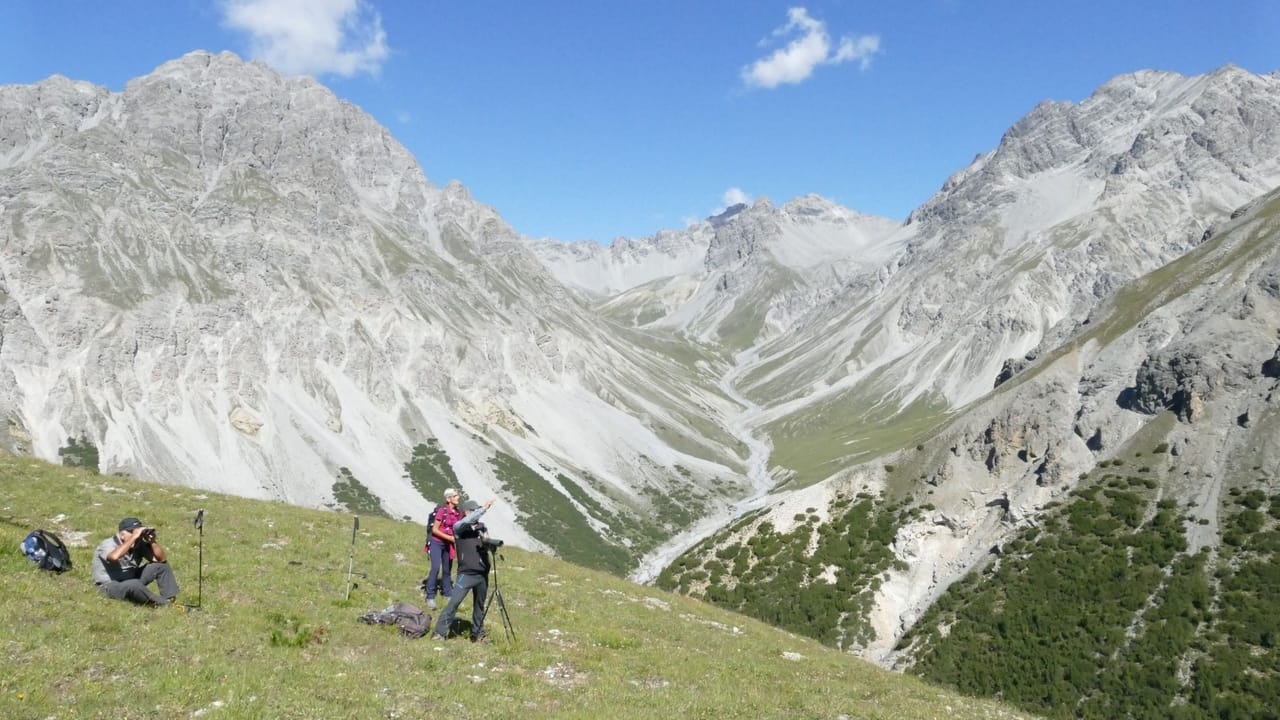 Wanderung zum Thema Jagen im Val Müstair