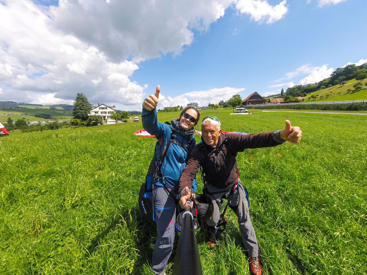 Panorama Tandemflug in der Zentralschweiz