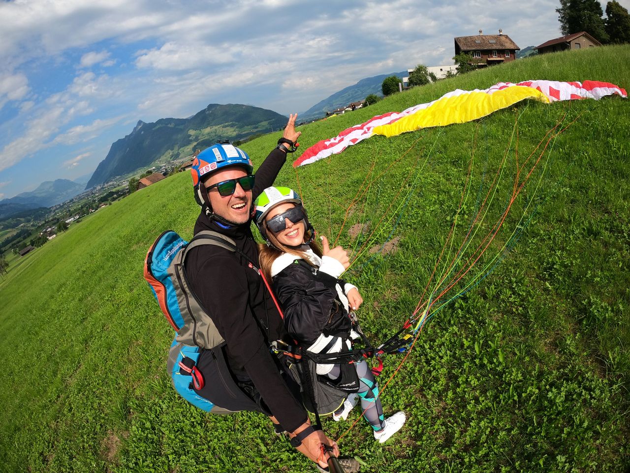 Panorama Tandemflug in der Zentralschweiz