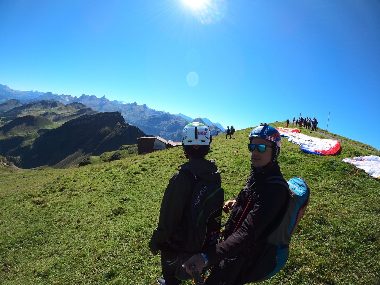 Panorama Tandemflug in der Zentralschweiz