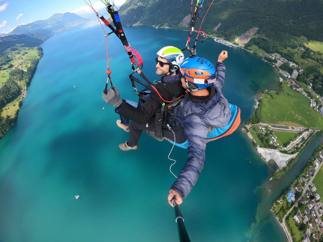 Panorama Tandemflug in der Zentralschweiz