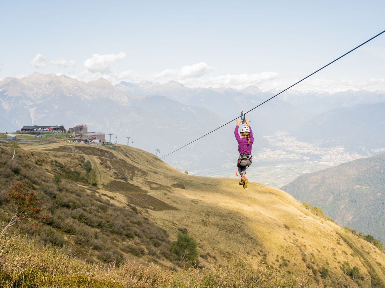 Ticket Tyrolienne auf dem Monte Tamaro