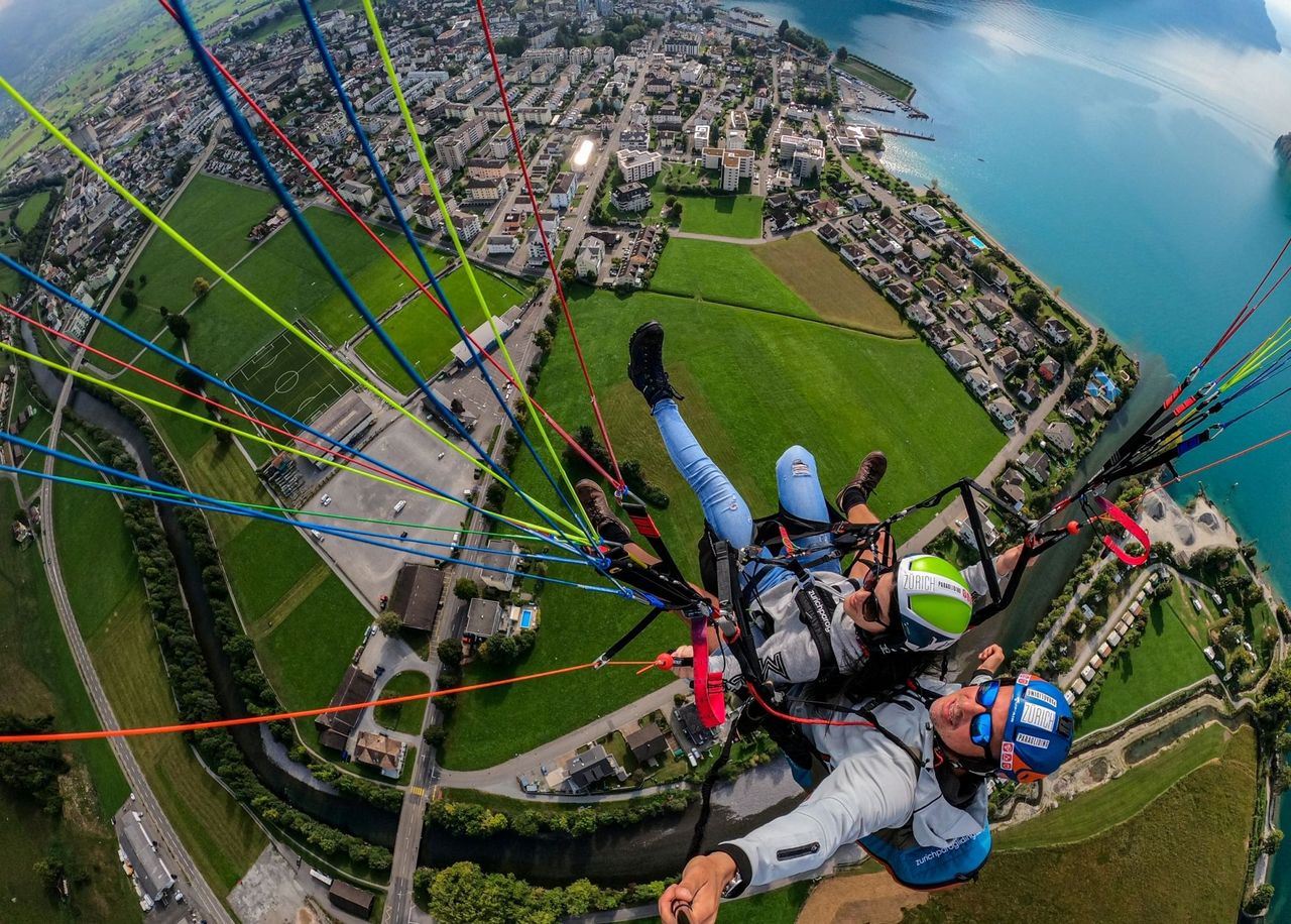 Urmiberg Gleitschirmfliegen Vierwaldstättersee Region