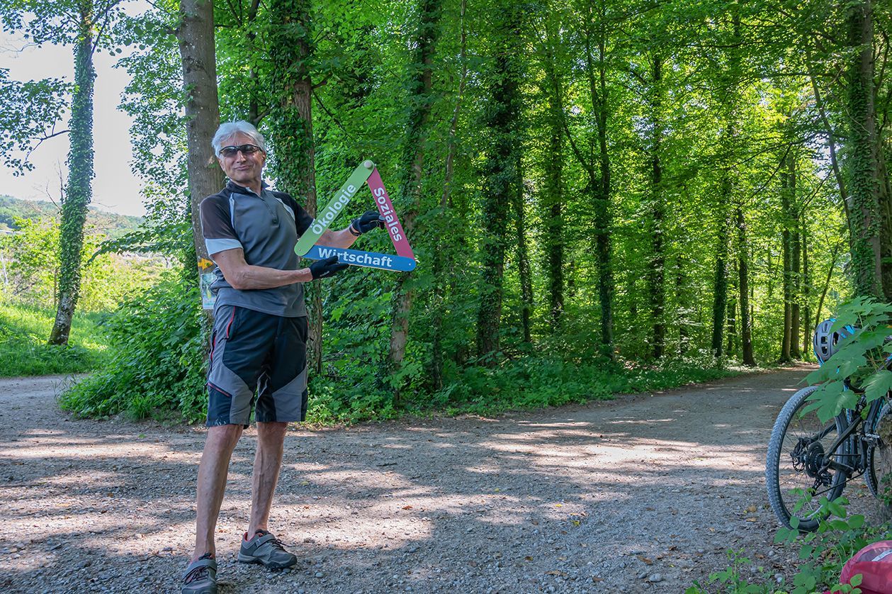 "Mit dem Velo Nachhaltigkeit erFahren - Auen & Staffelegg" Velotour Jurapark Aargau
