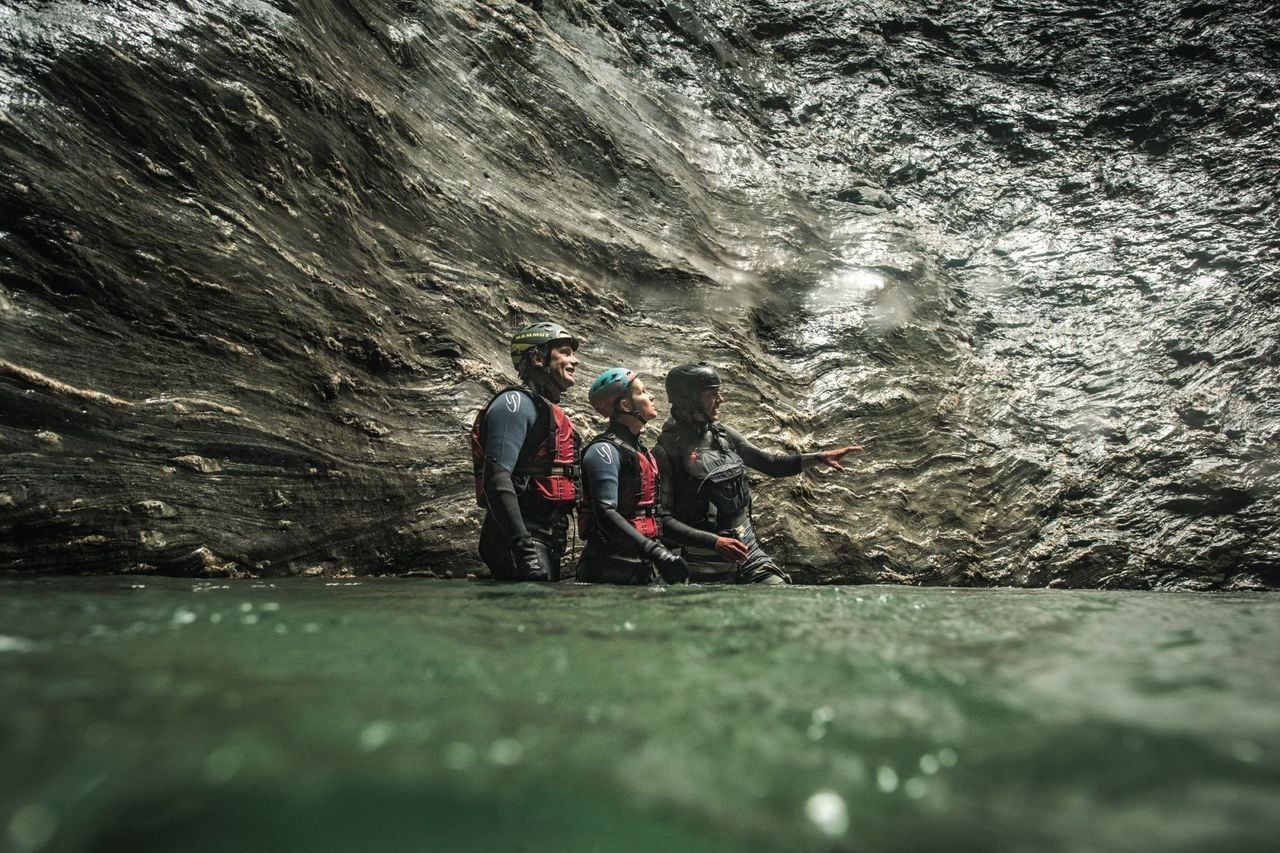 Viamala Schlucht Canyoning mit Apéro