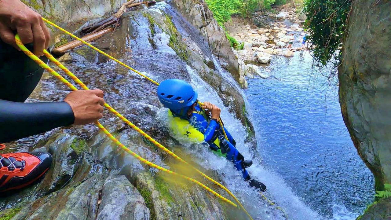Vira Schlucht Canyoning für Familien