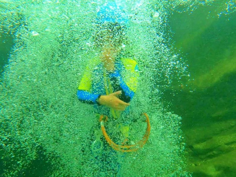 Vira Schlucht Canyoning für Familien