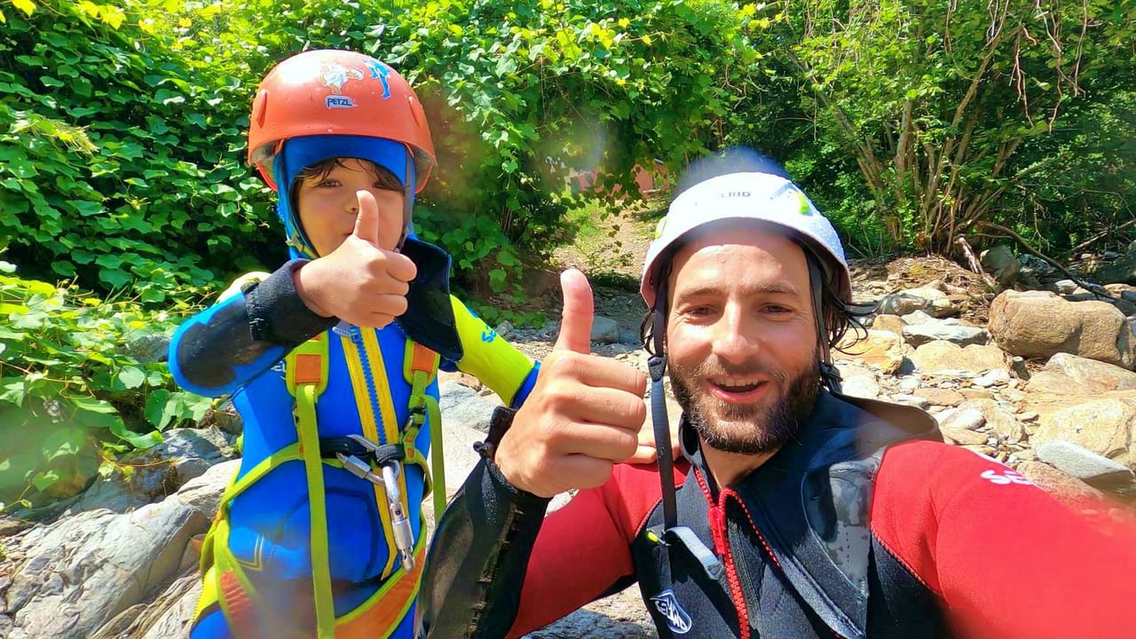 Vira Schlucht Canyoning für Familien