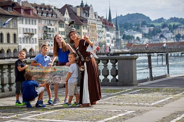 "Why? Why? Why?" Adventure tour for children in Lucerne