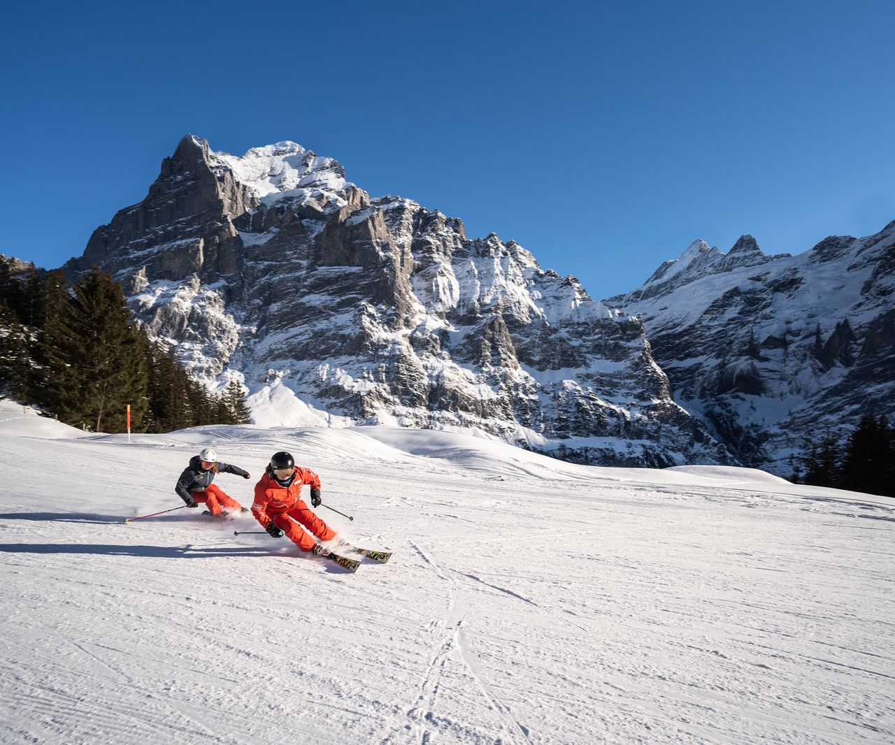 Privatunterricht Ski und Snowboard Grindelwald First für Kinder und Erwachsene