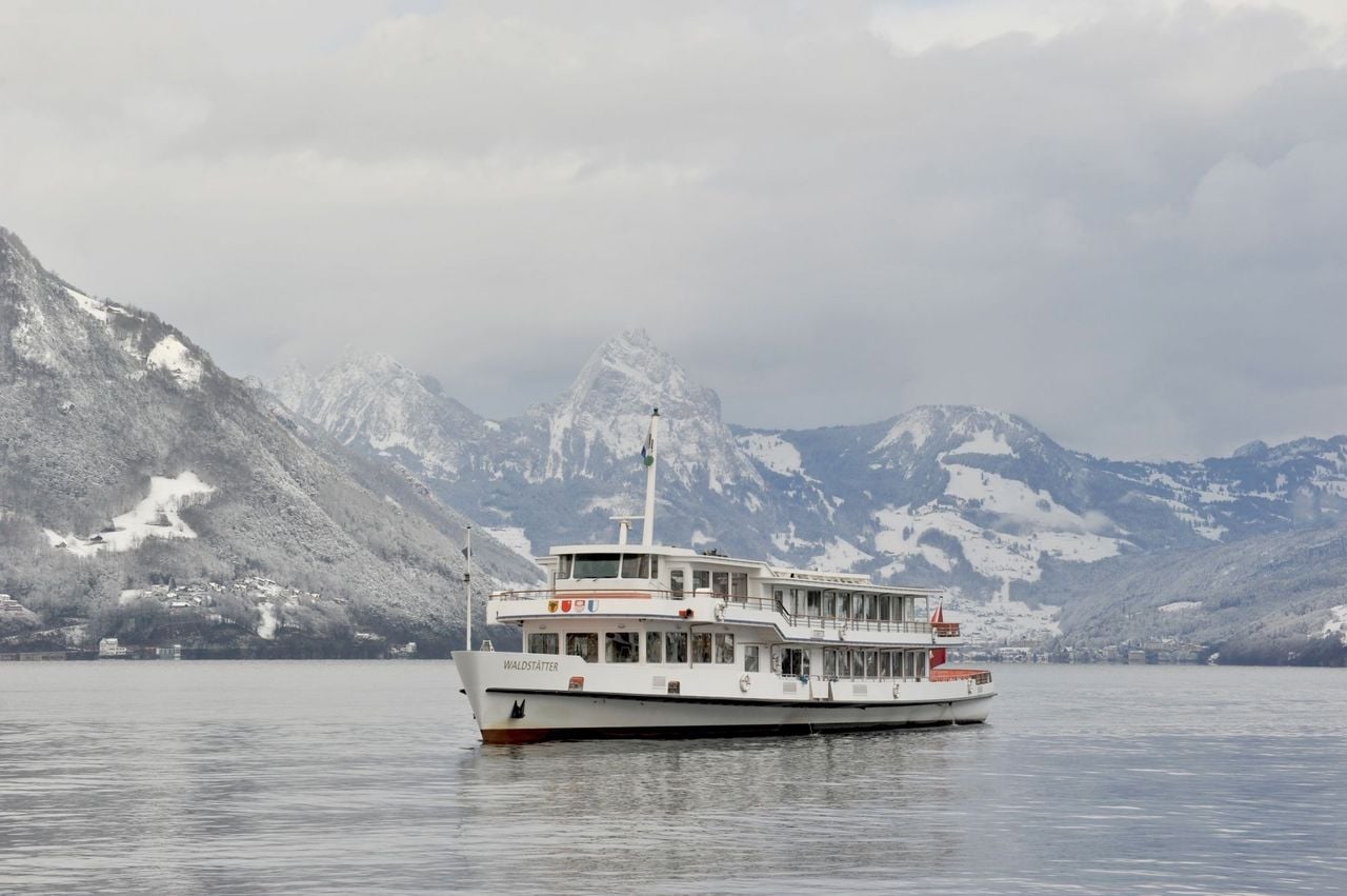 Tageskarte Vierwaldstättersee mit dem Schiff