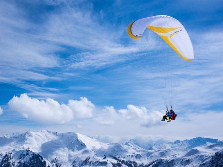 Niederbauen Gleitschirmfliegen Tandem am Vierwaldstättersee