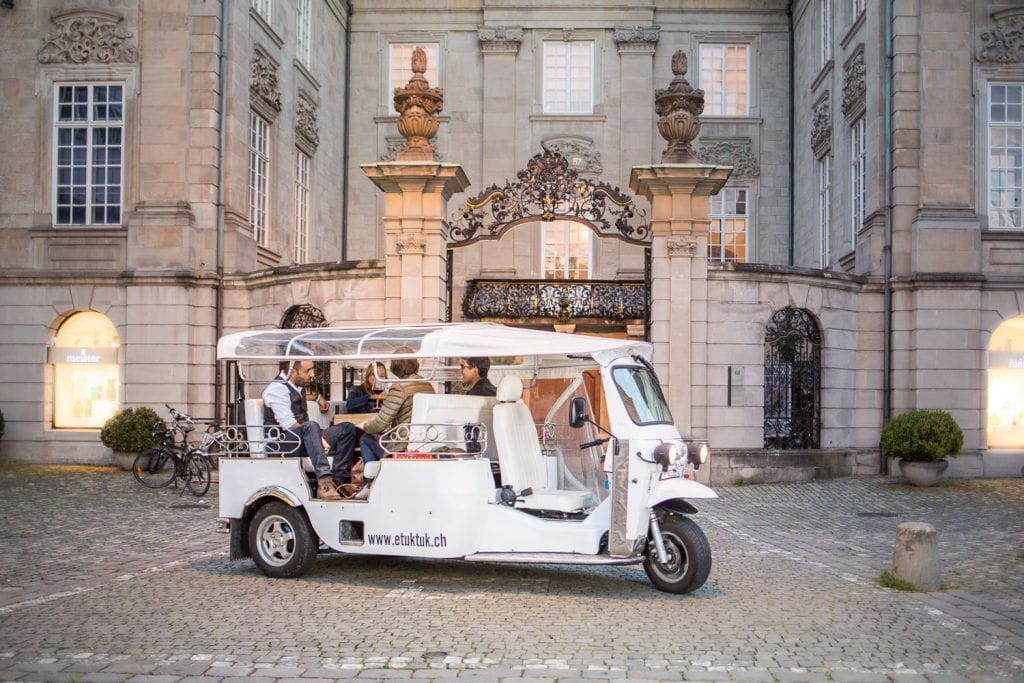 Stadtrundfahrt E-Tuk Tuk Zürich und Umgebung