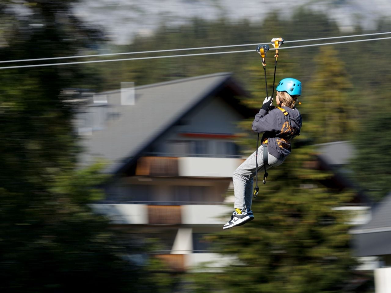 Ticket rocks Park "all in" in Laax
