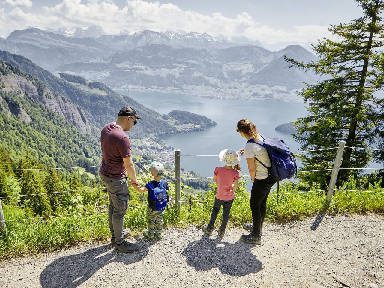 Rigi Rundfahrt mit Schiff und Bahn ab Luzern selbstgeführt