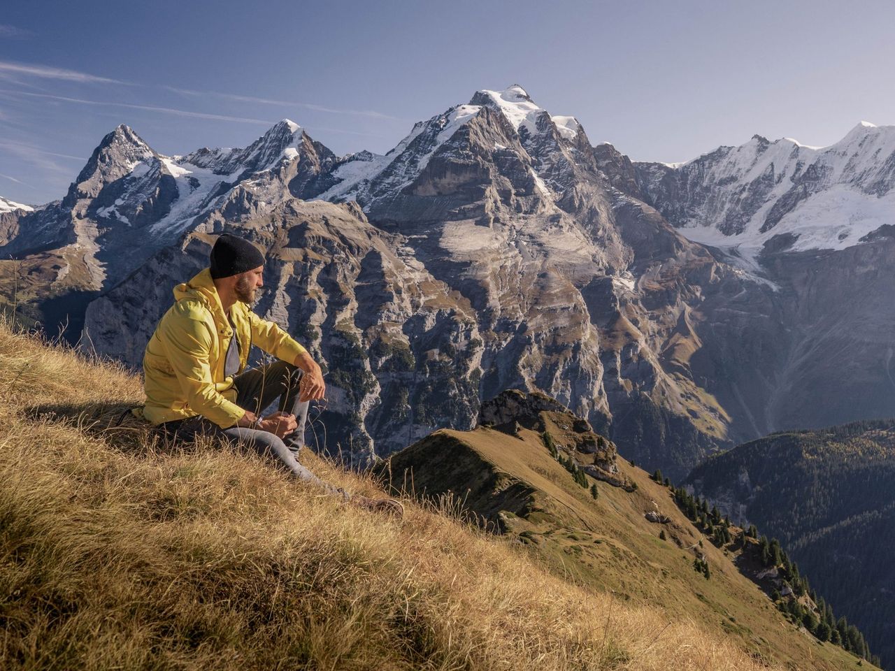 Geführte Sonnenuntergangswanderung ab Mürren