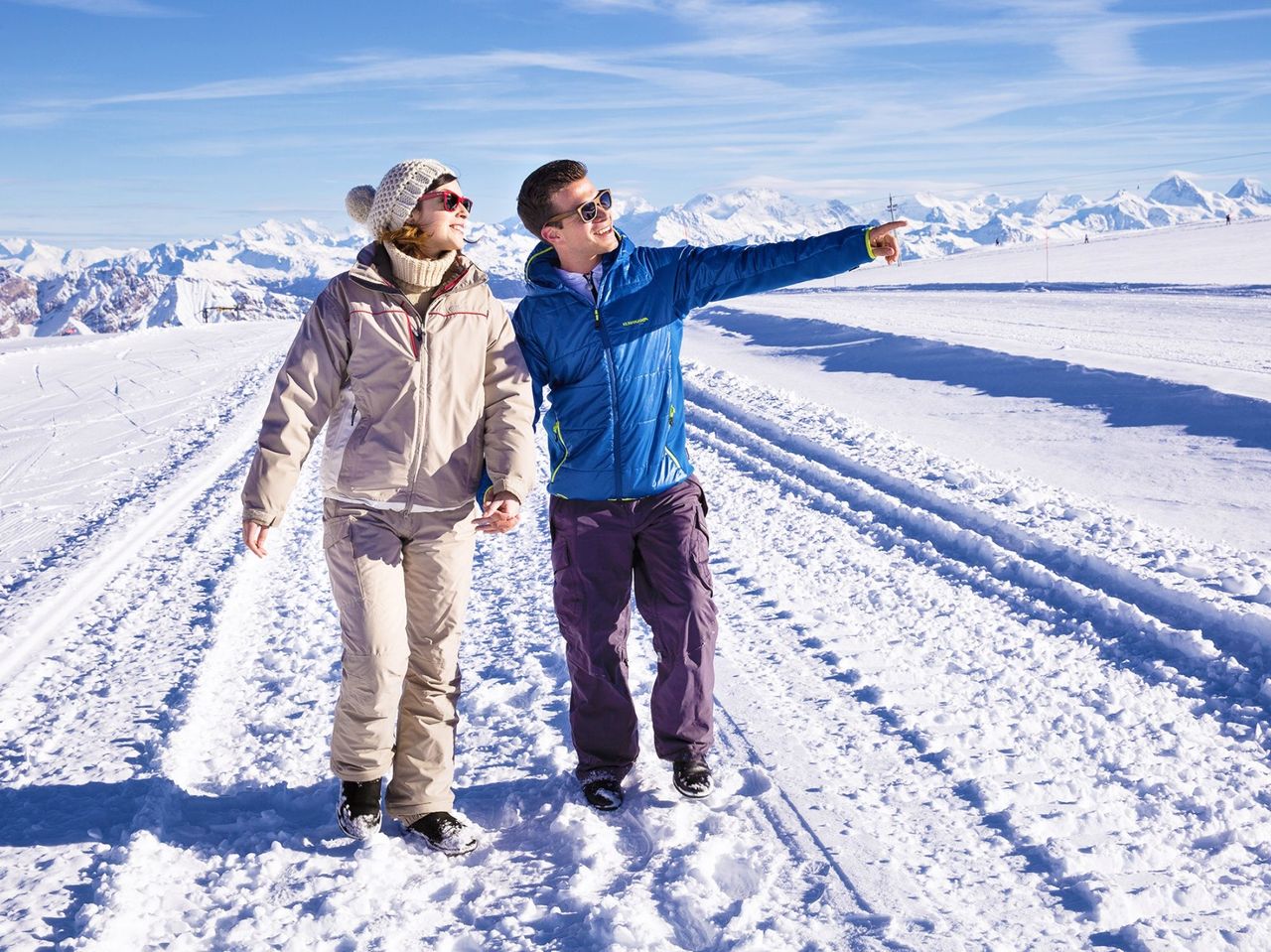 Ab Lausanne: Bustour Montreux und Glacier 3000