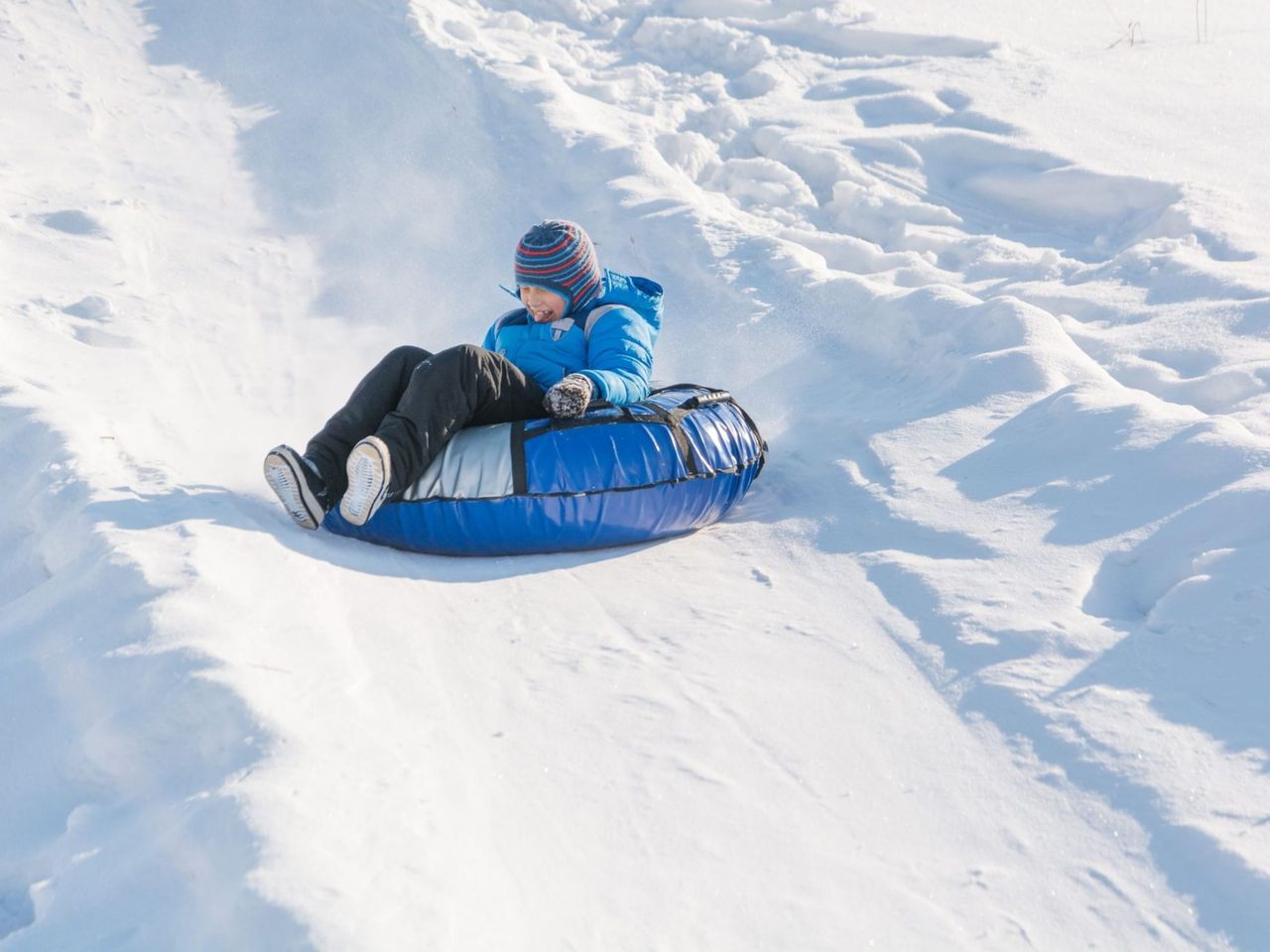 Snowtubing in Leysin ab Gstaad oder Rougemont
