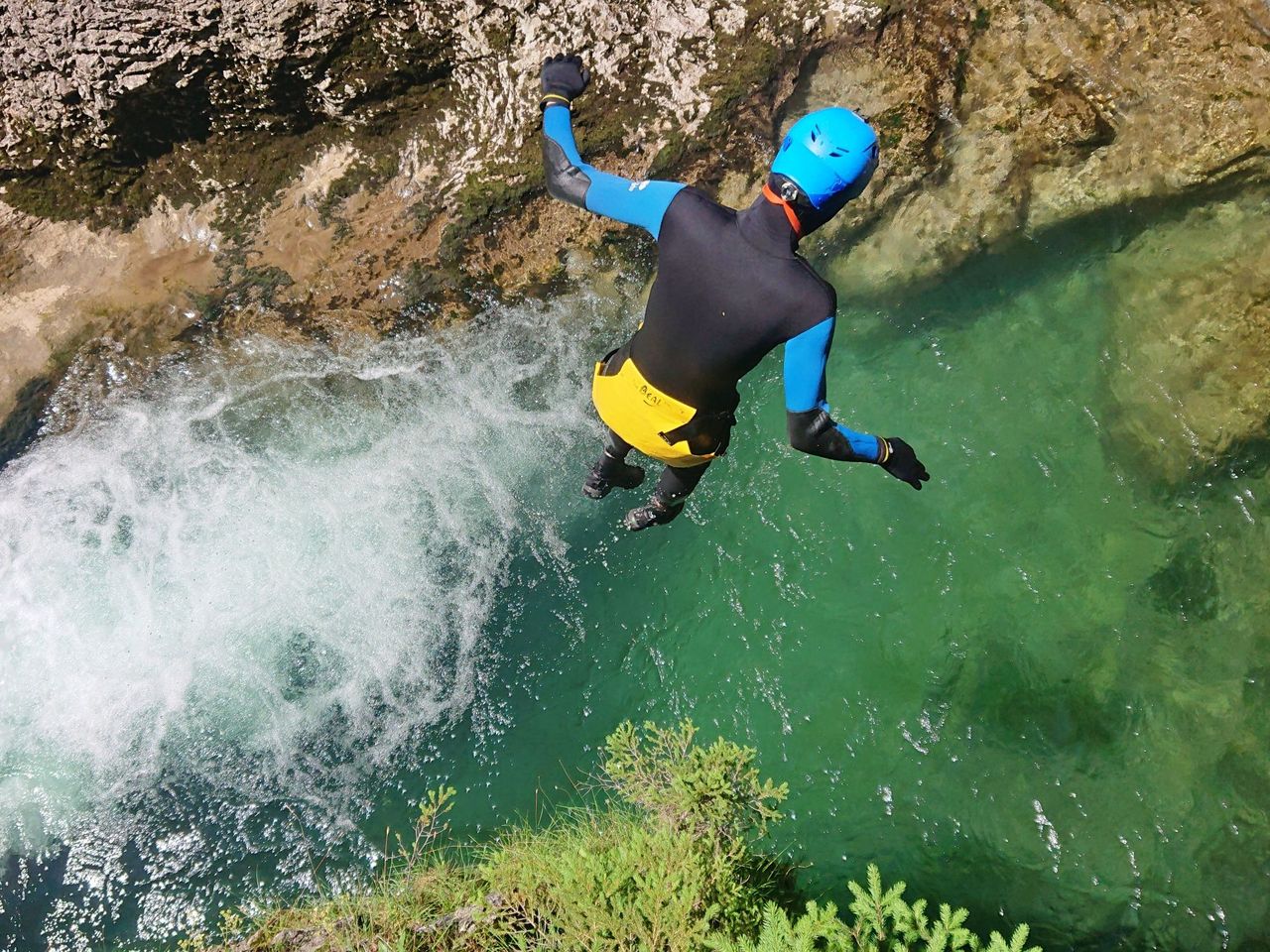 Hongrin Canyoning für Anfänger und Fortgeschrittene