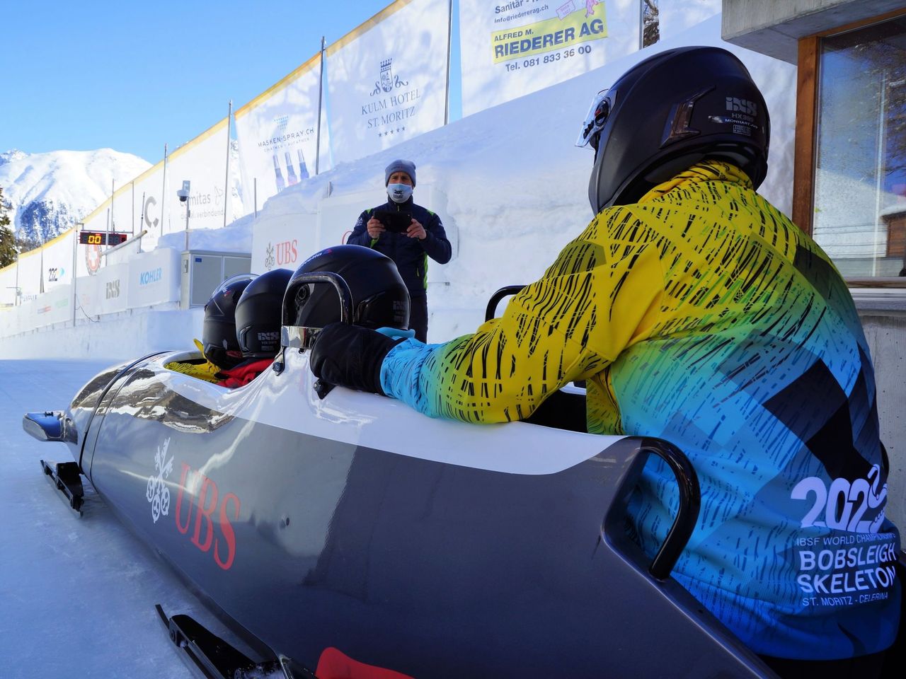 Olympia Bobfahrt in St. Moritz