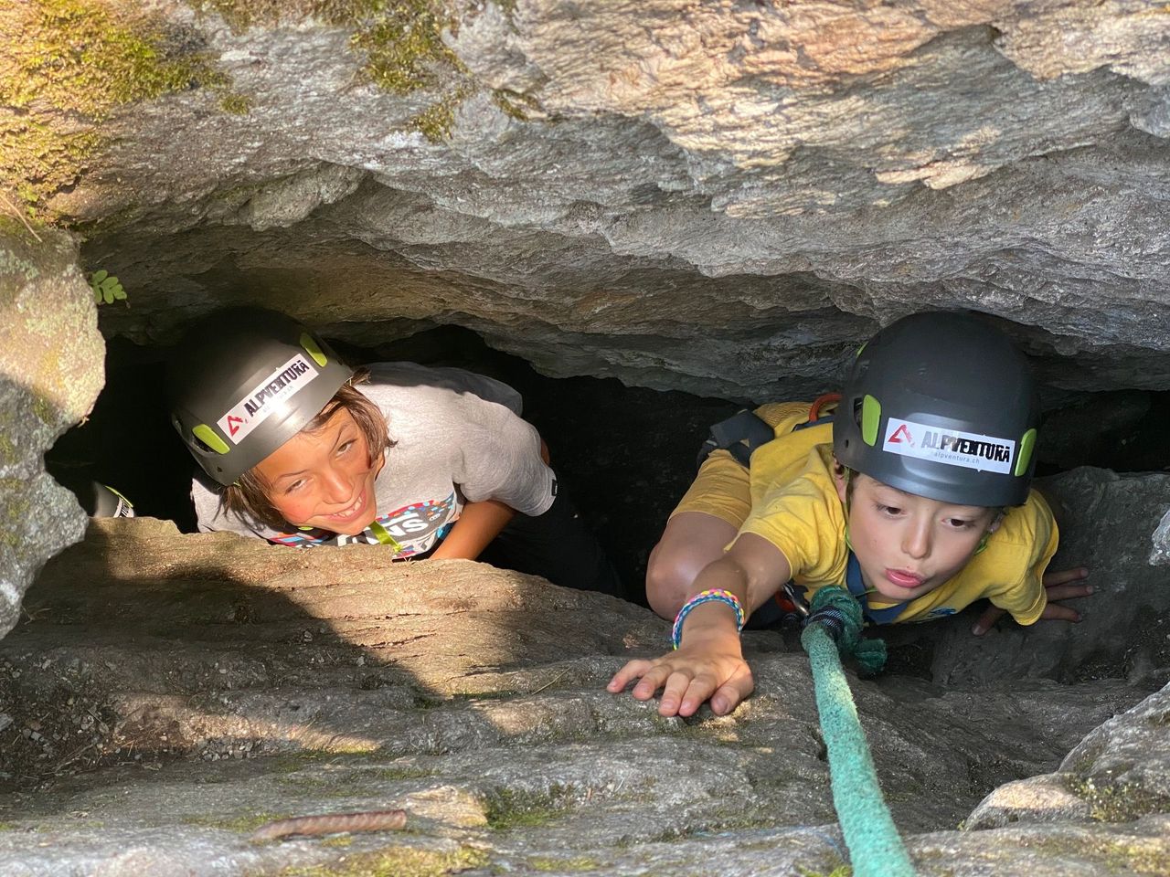 Kletterspass Grep Casti in Siat bei Ilanz