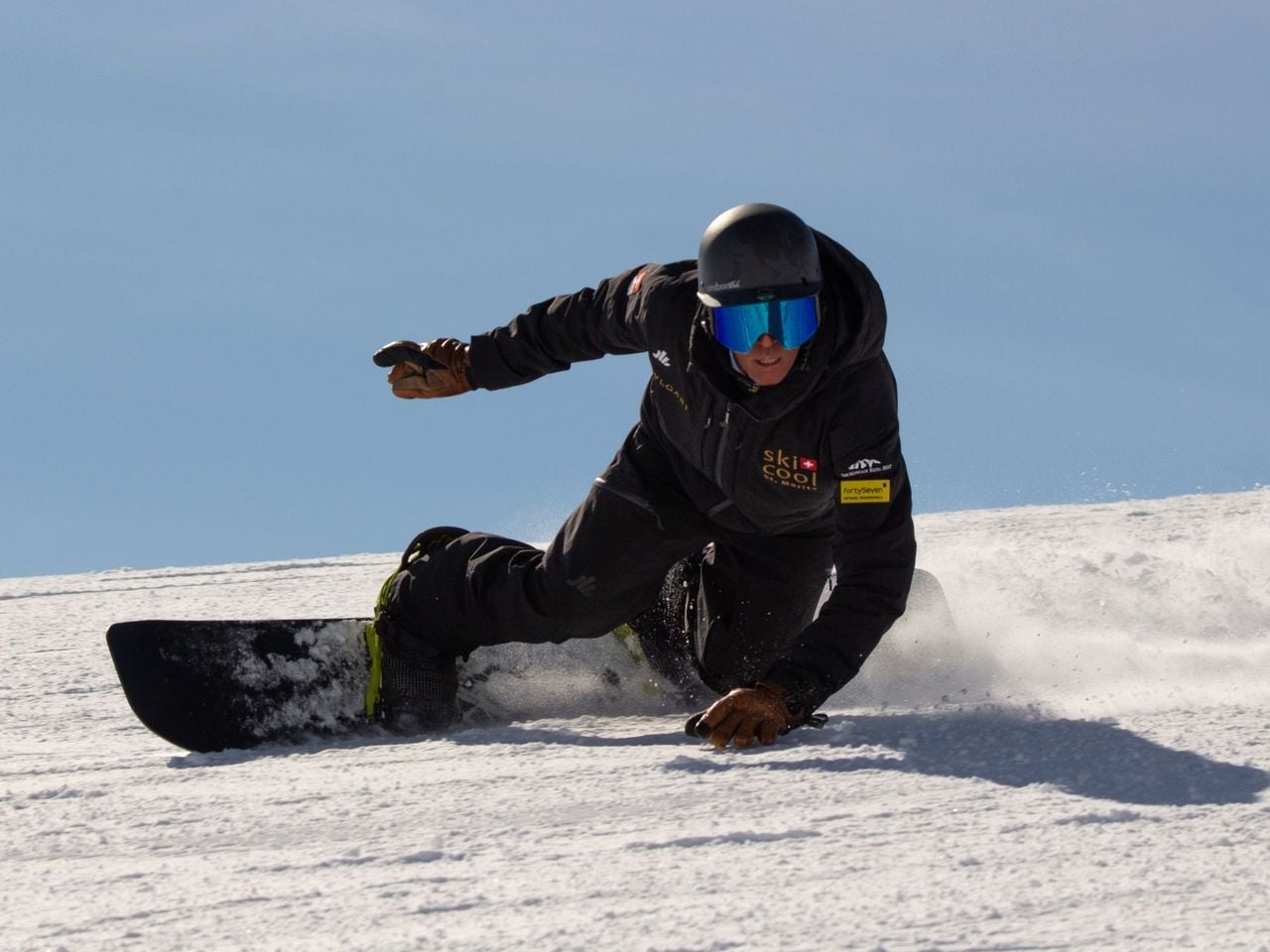 Private Snowboarding Lessons in St. Moritz