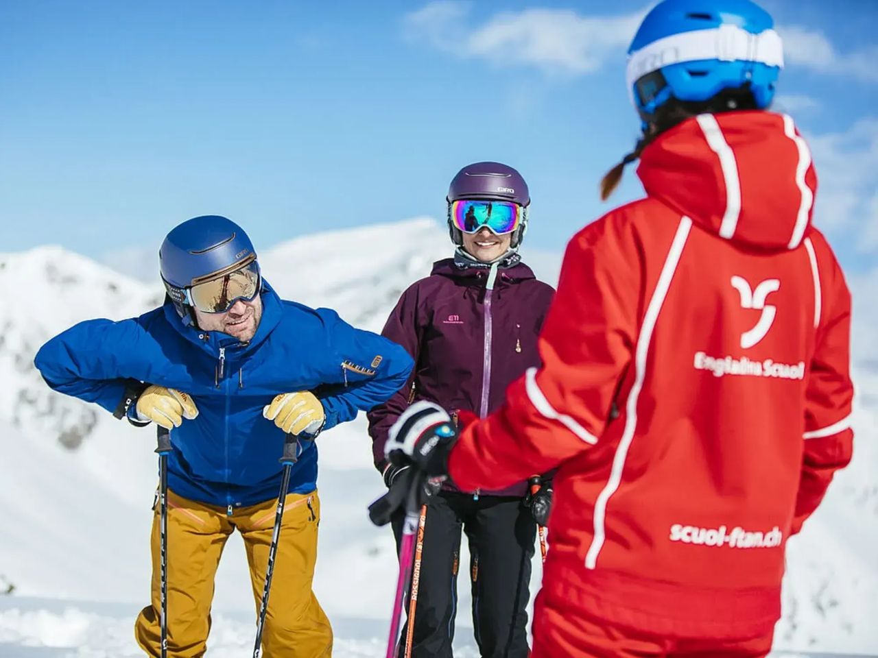 Skischule Erwachsene Anfänger in Scuol