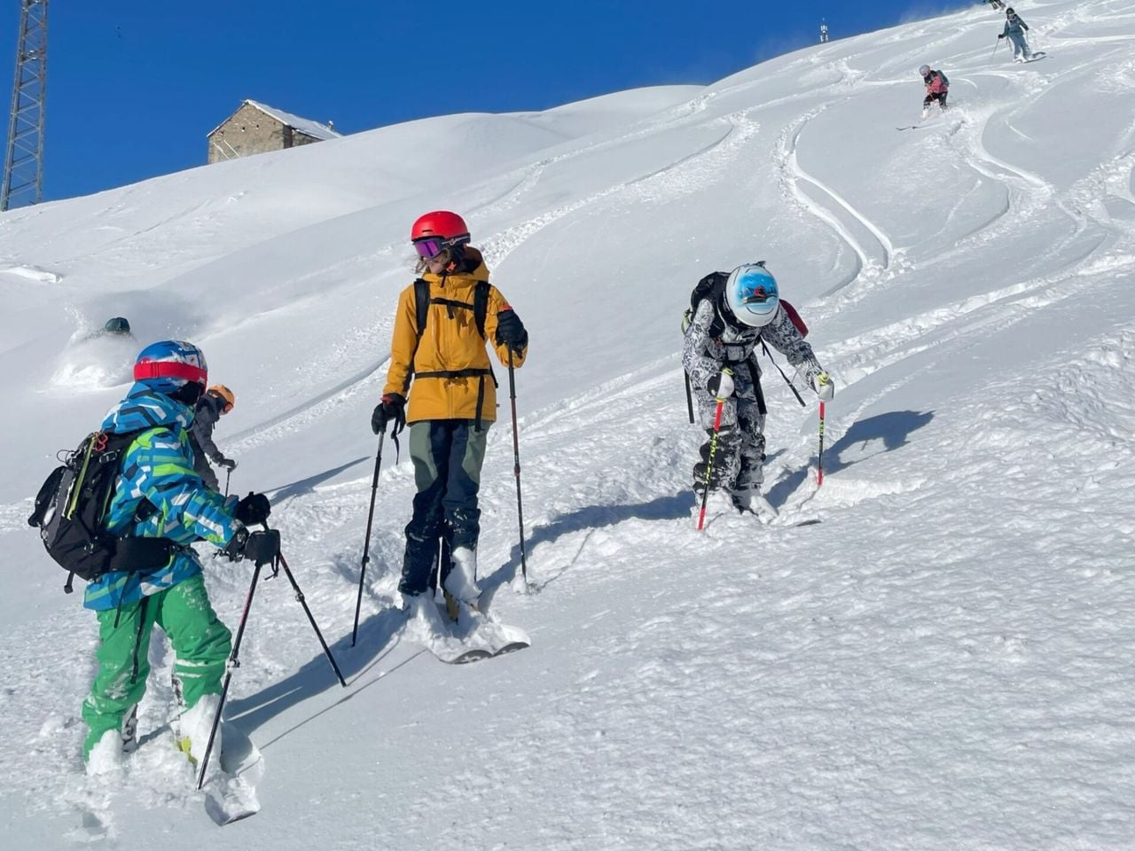 Freeride ski safari from Klosters to Andermatt