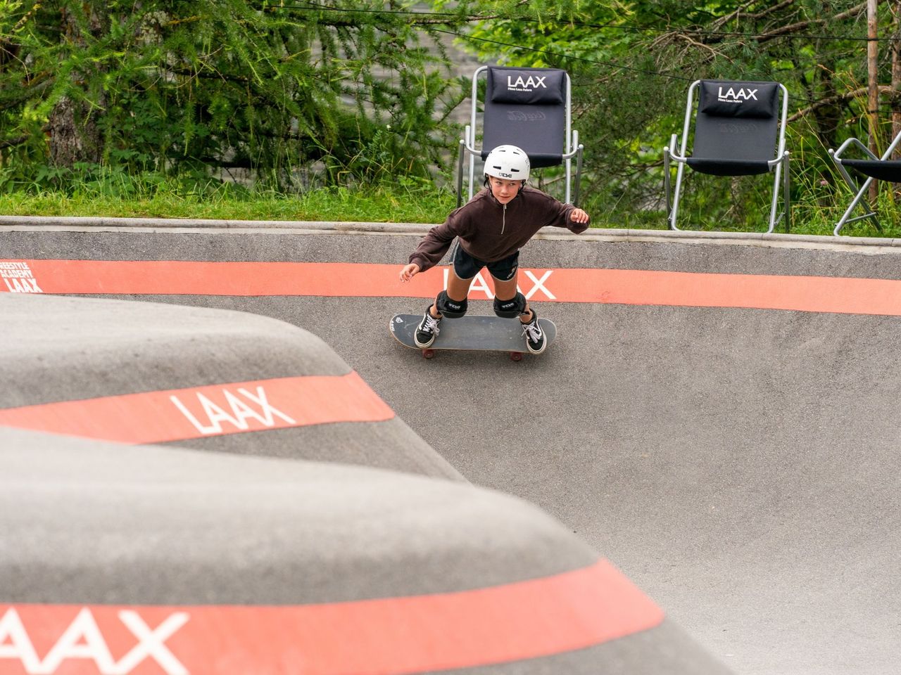 Ticket rocks Park "all in" in Laax