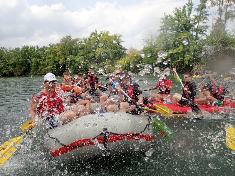 Fun Rafting auf der Reuss von Bremgarten nach Mellingen