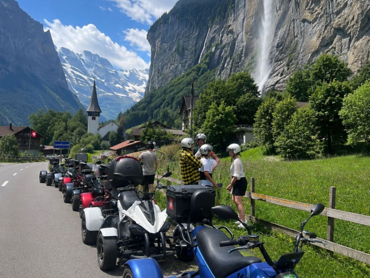 Lauterbrunnen Wasserfall Tour mit dem Elektro Quad ab Interlaken