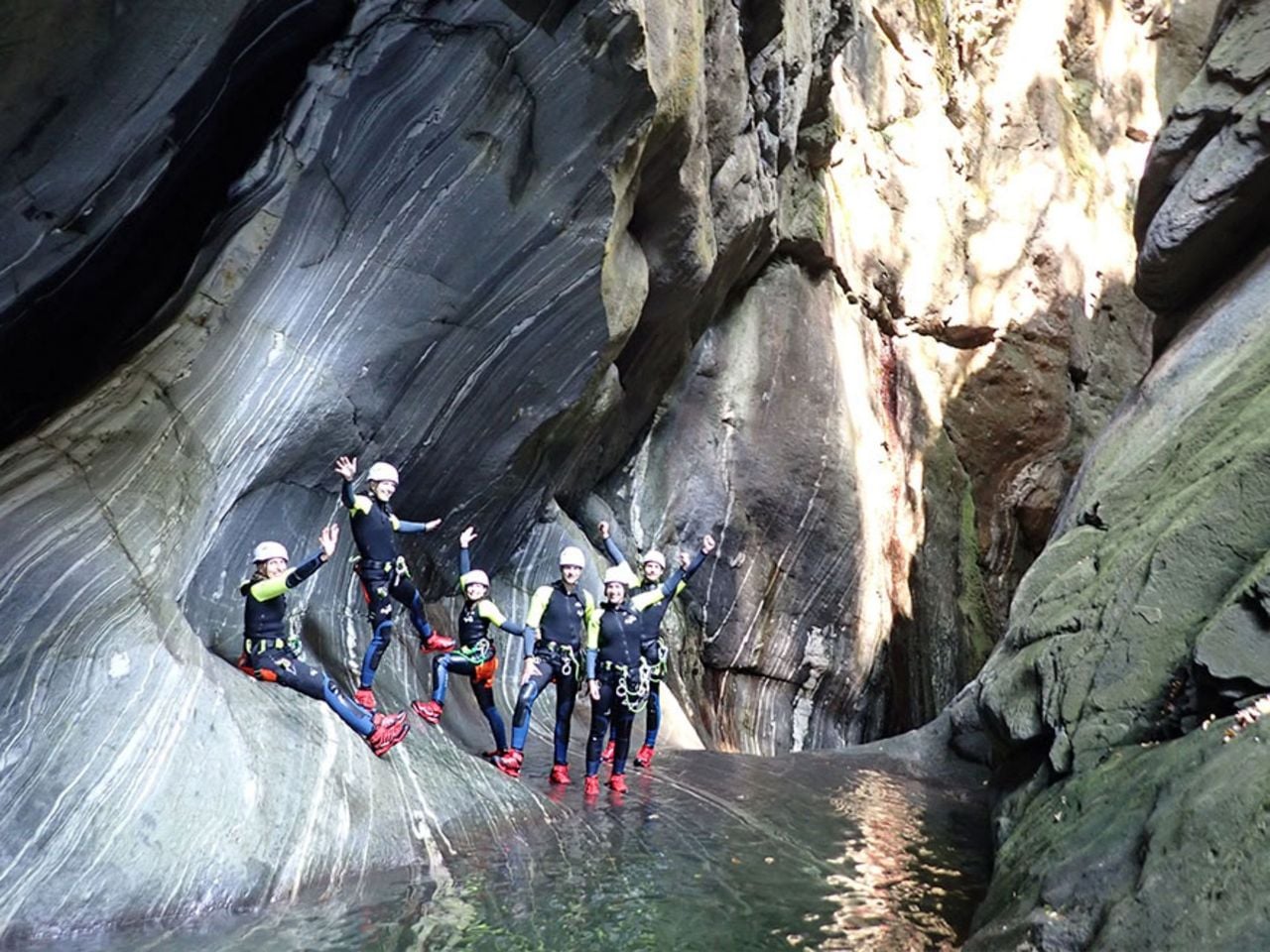 Val Grande Canyoning Expert für Erfahrene ab Gordevio