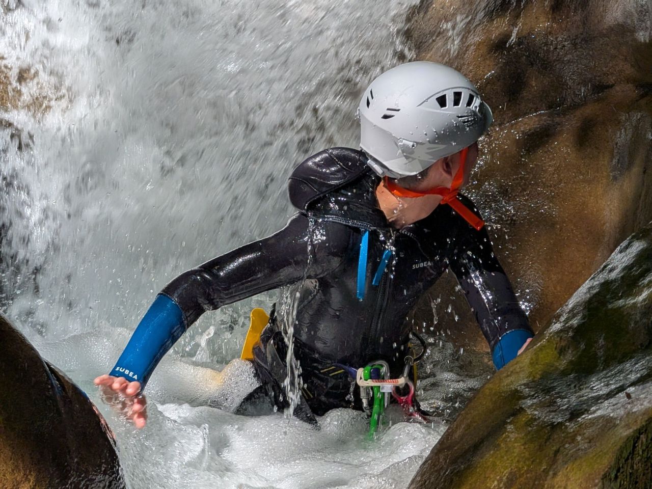 "Roche" Anspruchsvolles Canyoning in Champéry und Dents du Midi