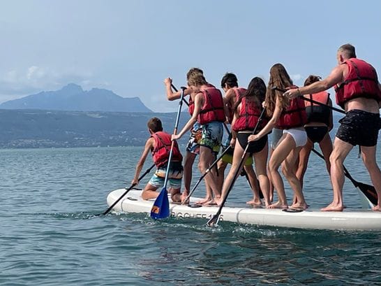 Teambuilding SUP Tour auf dem Lac de Joux