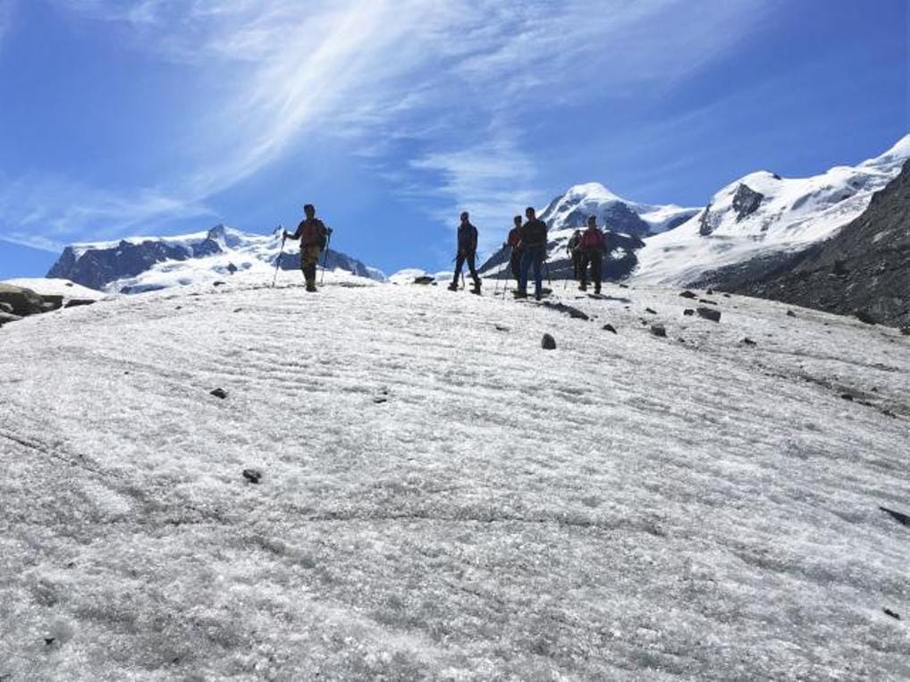 Plateau Rosa anspruchsvolle Gletscherwanderung ab Zermatt