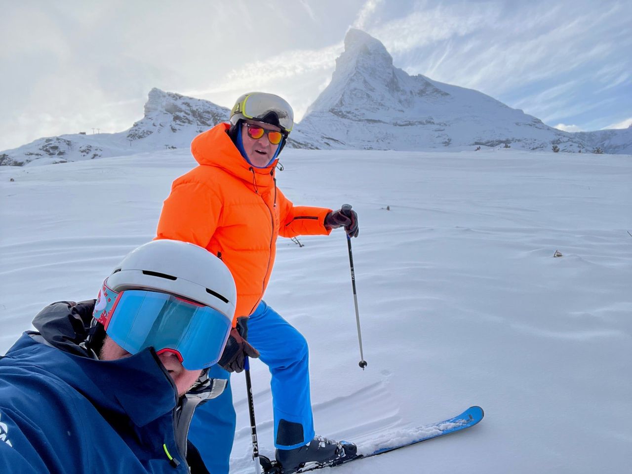 Private Ski Lessons in Zermatt with Matterhorn Views