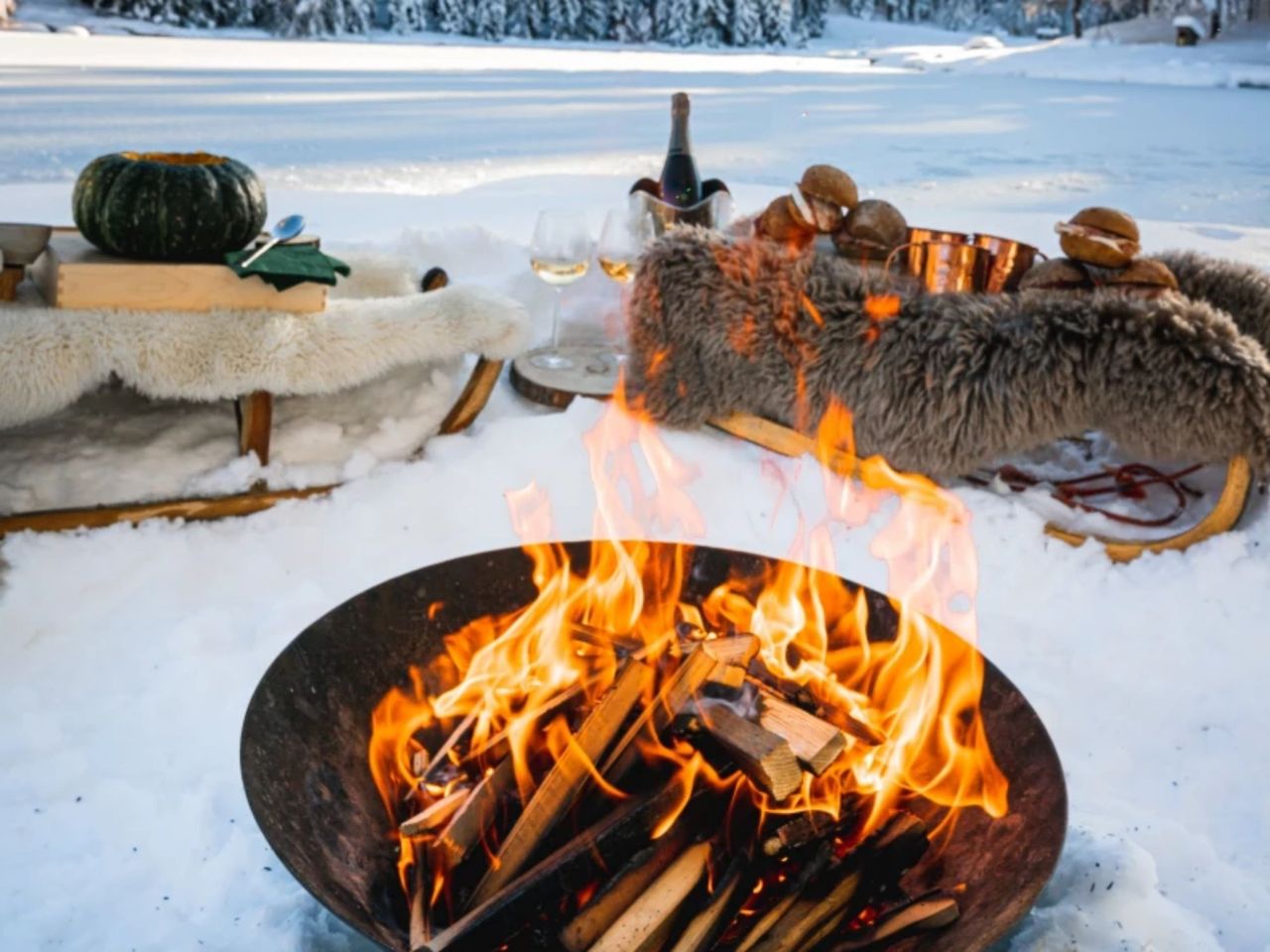 Biketour Winter mit Fondue ab St. Moritz