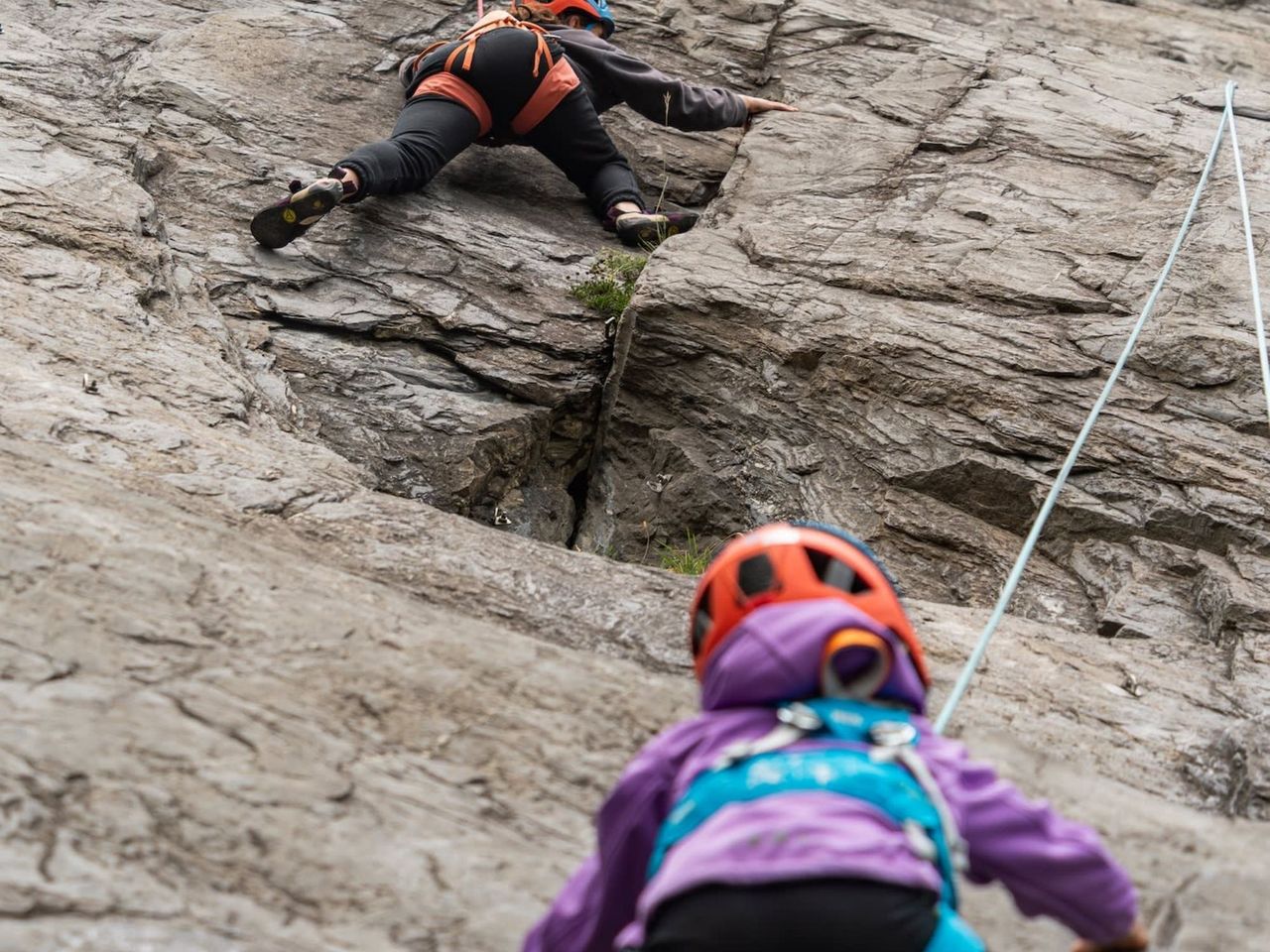 Kletterkurs für Einsteiger im Klettergarten im Churer Rheintal