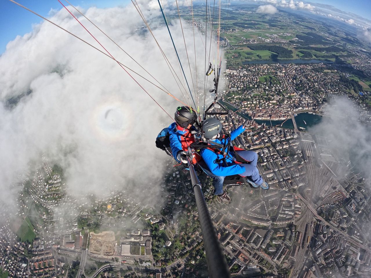 Schnupper Paragliding Tandemflug ab Kriens